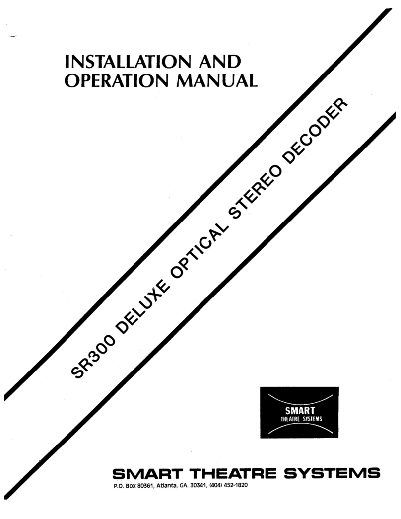 SMART SR300 User manual