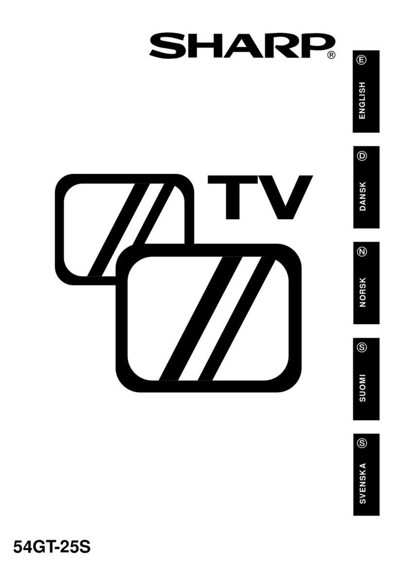 Sharp 54GT-25S User manual