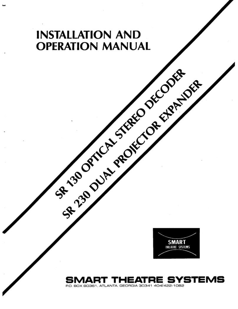SMART SR130 User manual