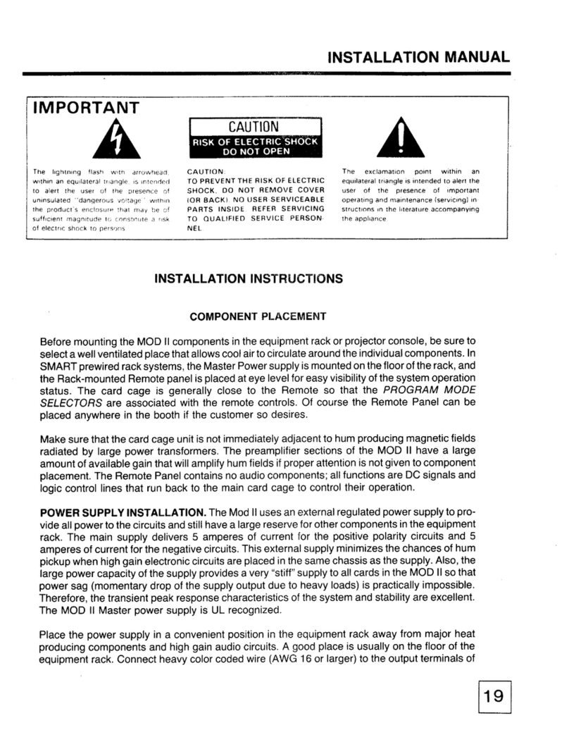 SMART MOD II User manual