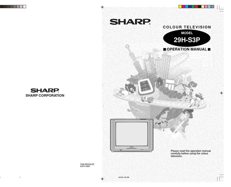 Sharp 29H-S3P User manual