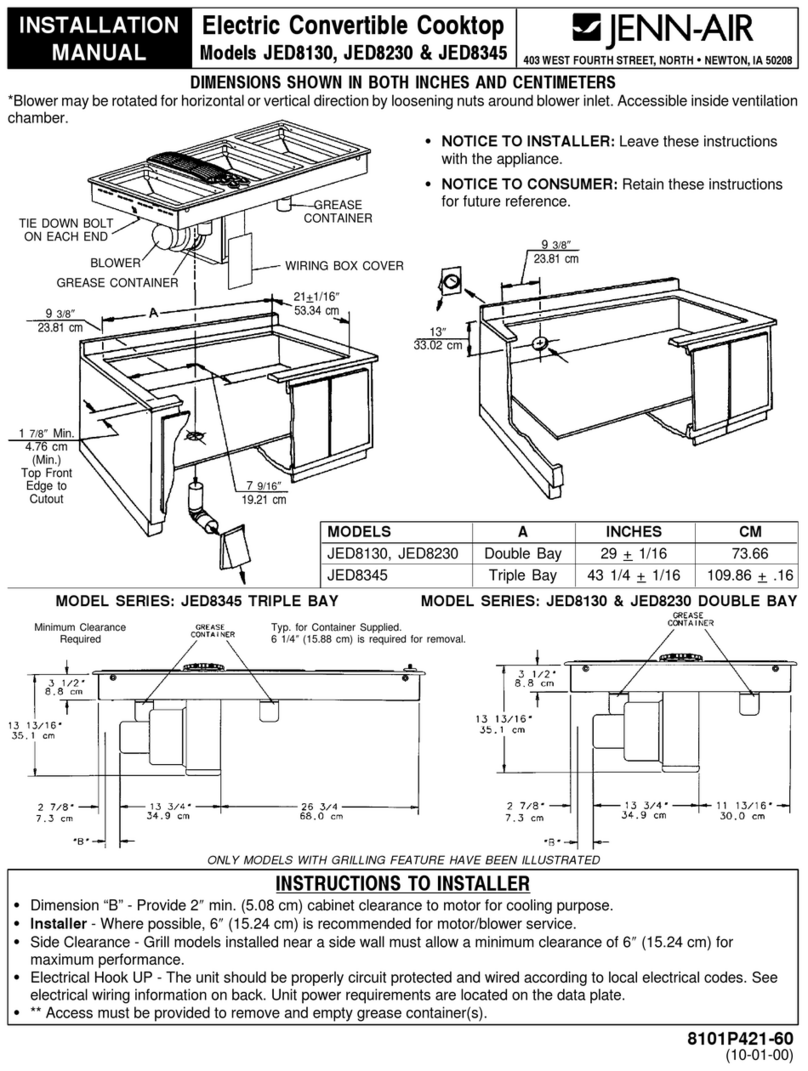 Jenn-Air JED8130 User manual