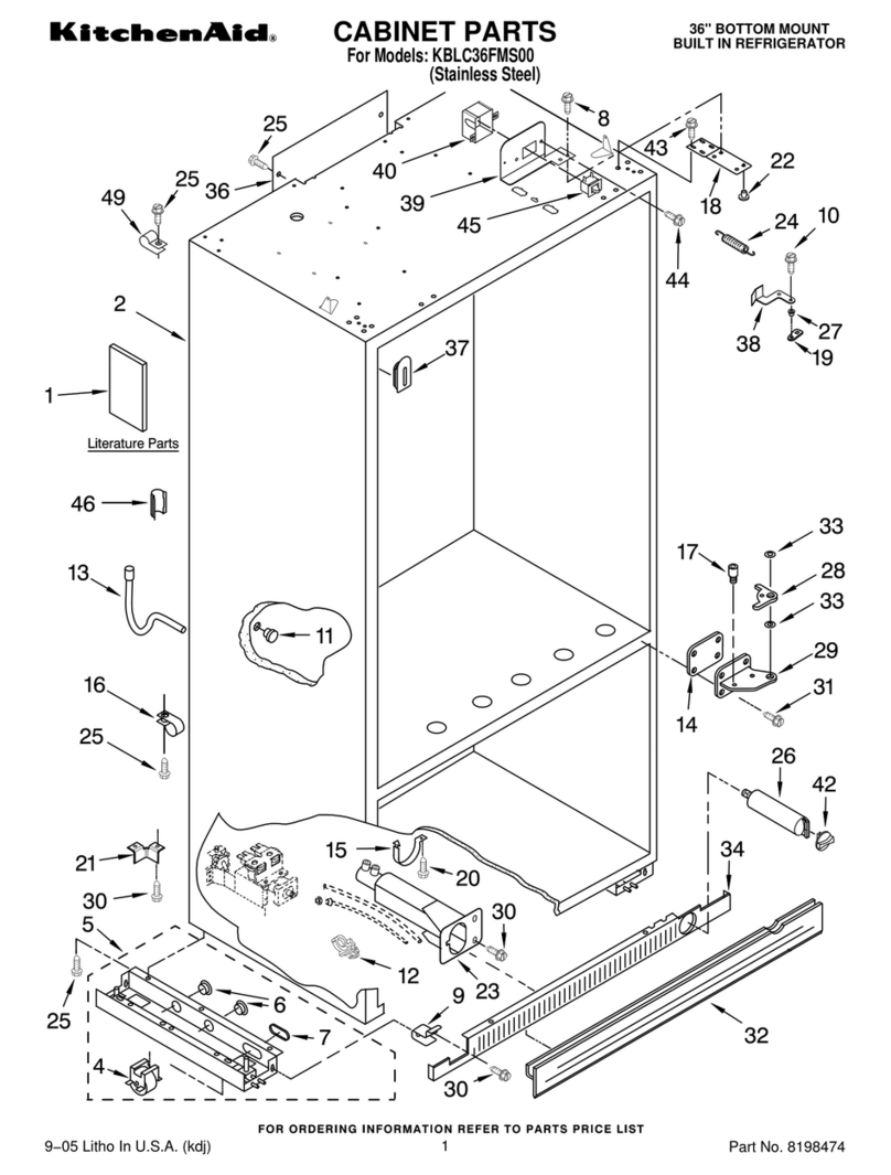 KitchenAid KBLC36FMS00 User manual KitchenAid KBLC36FMS00 User manual