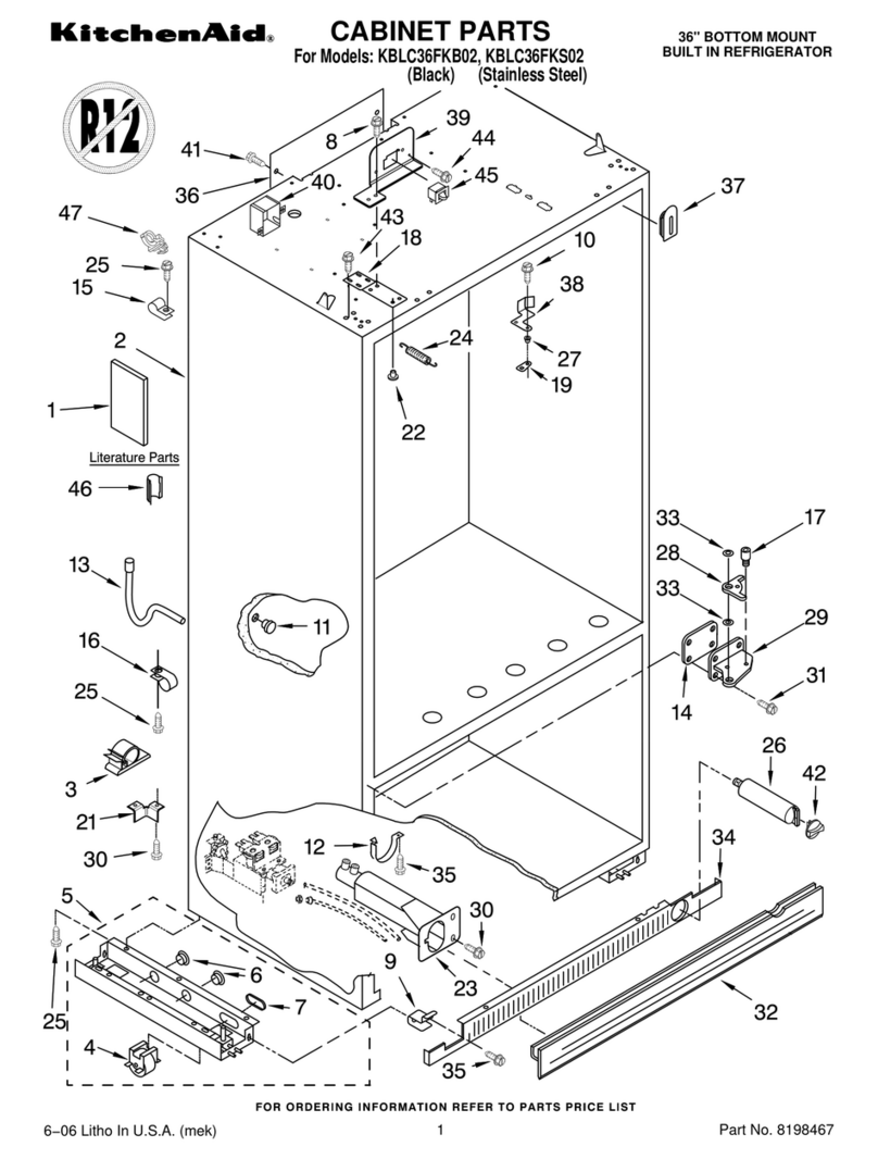 KitchenAid KBLC36FKB02 User manual