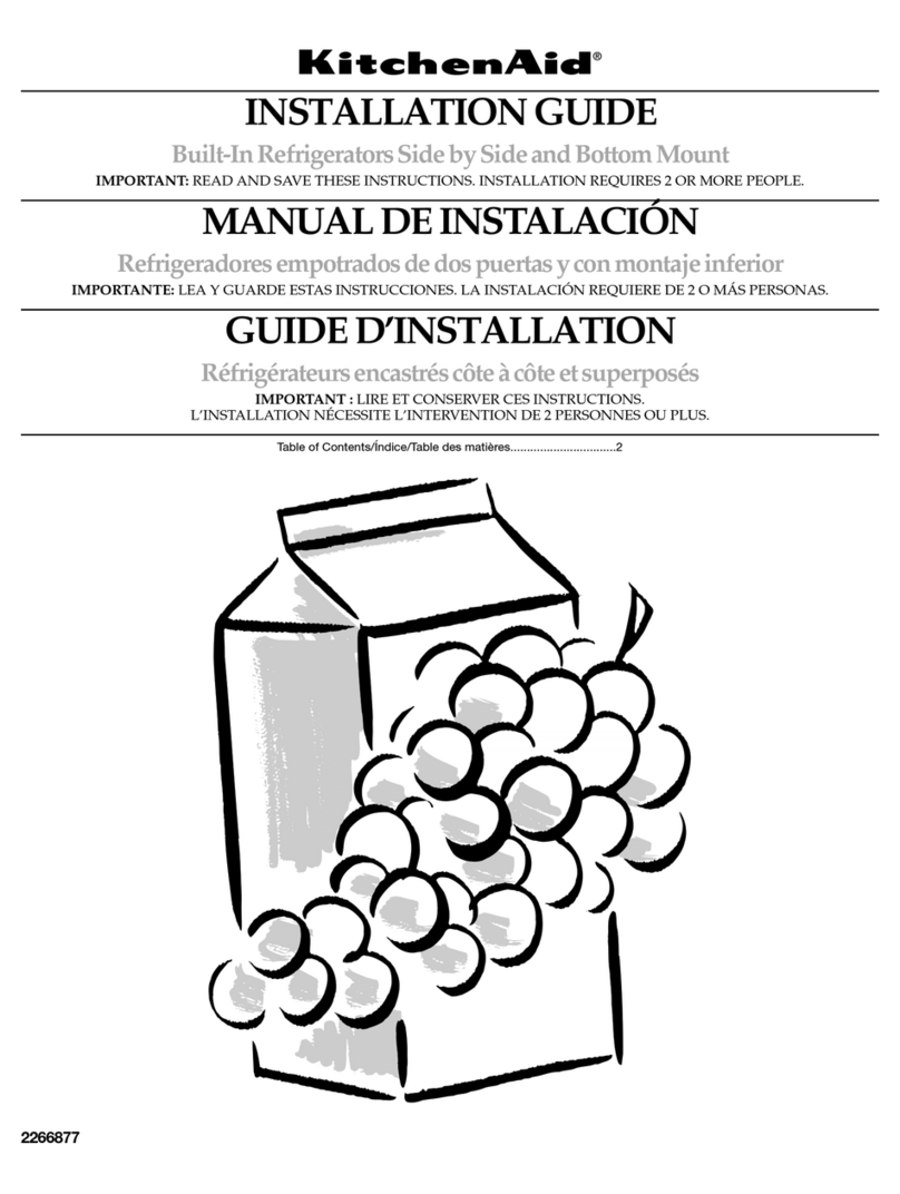KitchenAid KBLC36FKB01 User manual