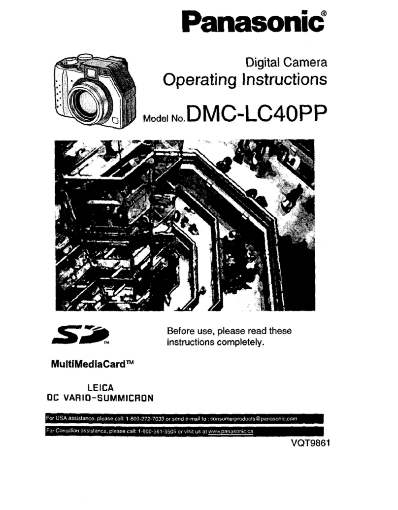 Panasonic Lumix DMC-LC40PP User manual