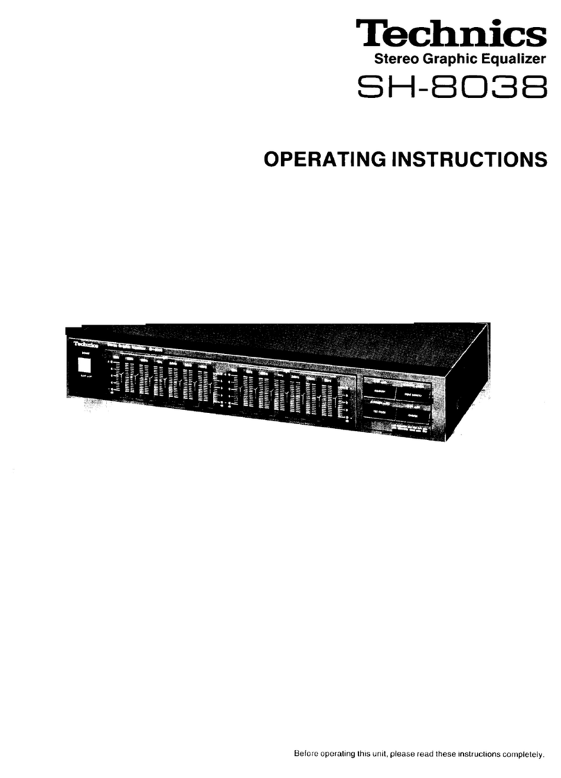 Technics SH-8038 User manual