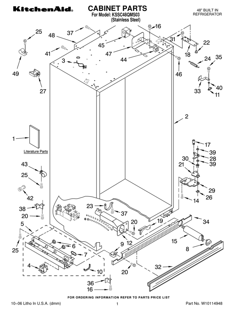 KitchenAid KSSC48QMS03 User manual KitchenAid KSSC48QMS03 User manual