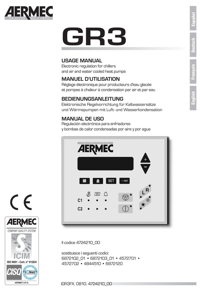 AERMEC GR3 User manual