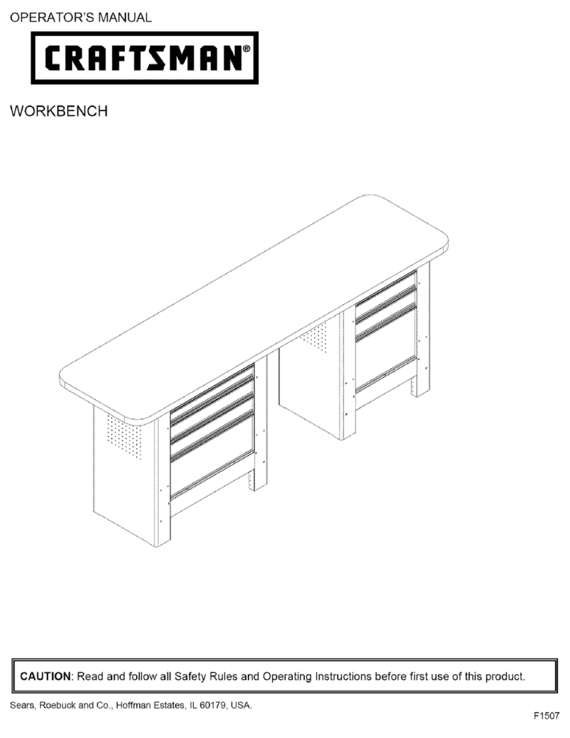 Craftsman Workbench User manual