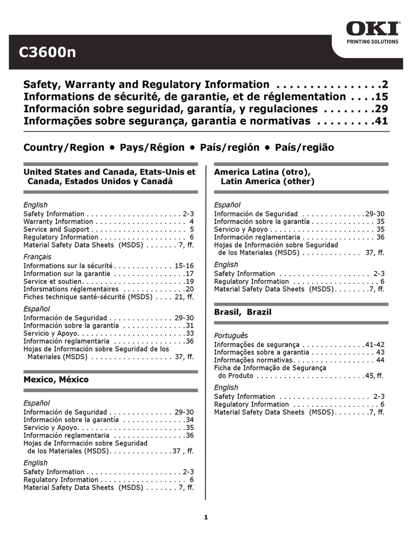 Oki C3600n Original instructions
