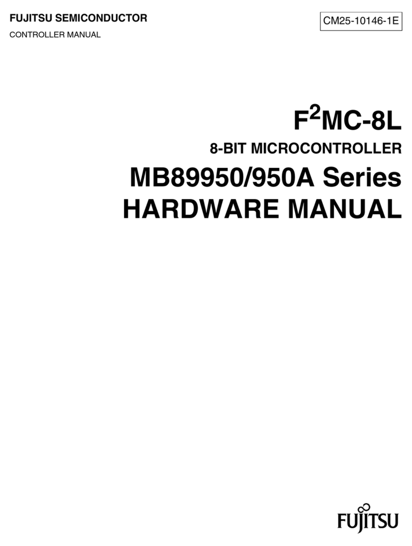 Fujitsu Semiconductor Controller MB89950/950A User manual