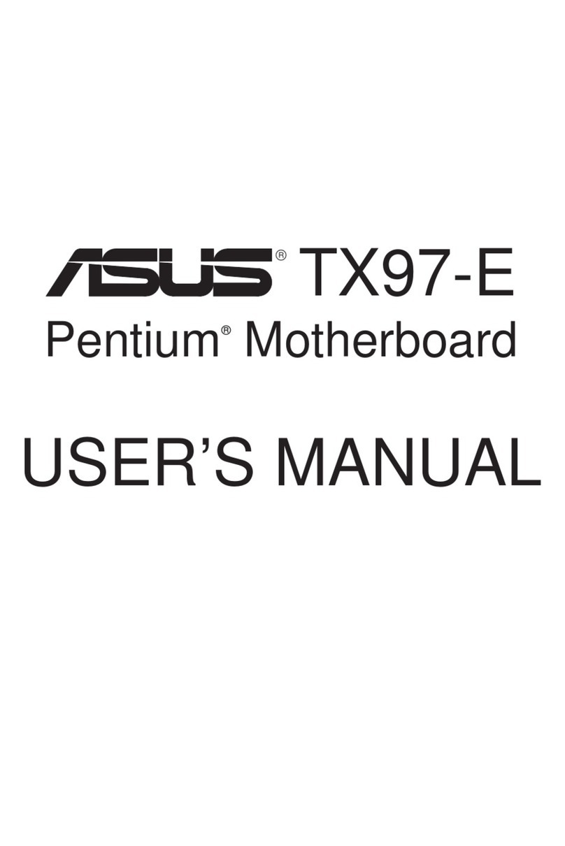 Asus Pentium TX97-E User manual