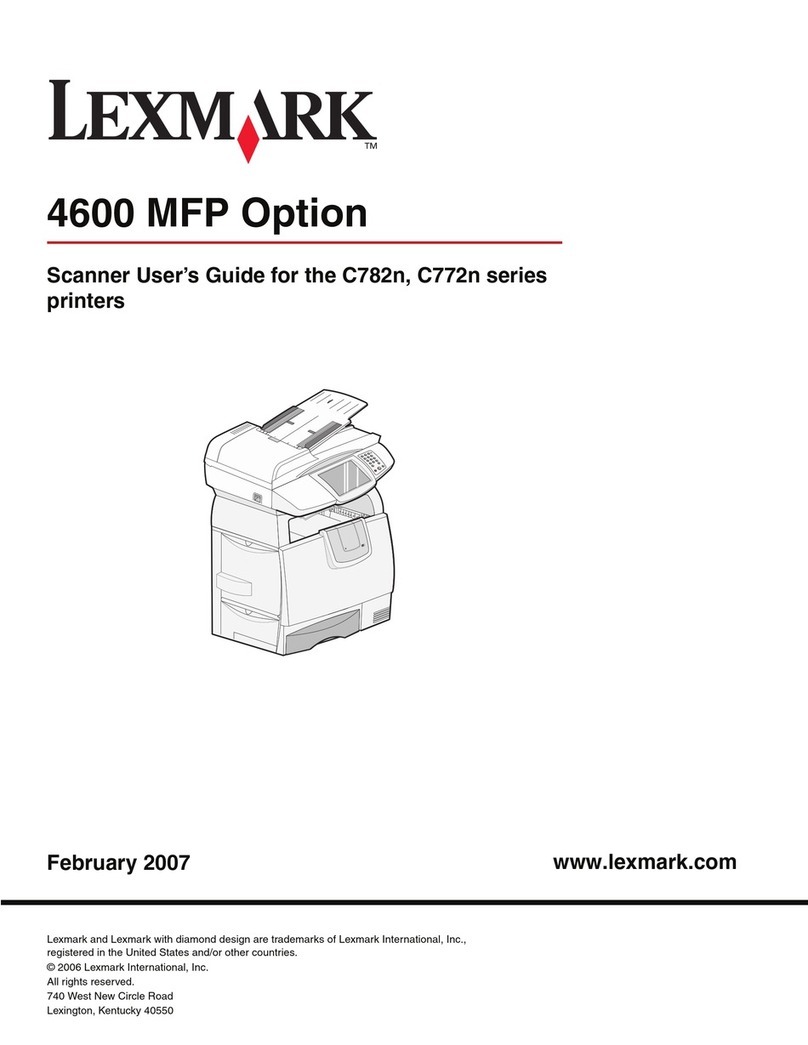 Lexmark Multifunction Laser User manual