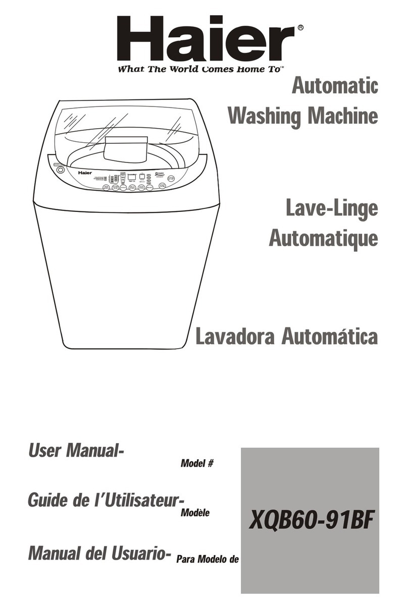 Haier XQB60-91AF User manual