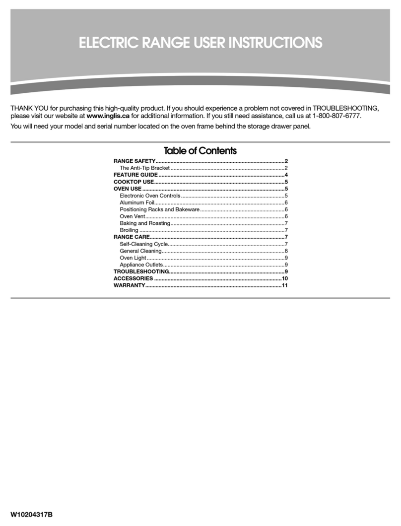 Inglis IVE3230 User manual