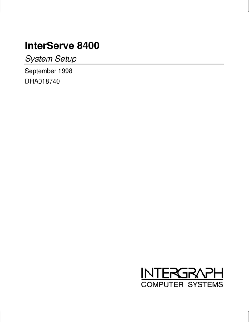 Intergraph InterServe 8400 Setup User guide