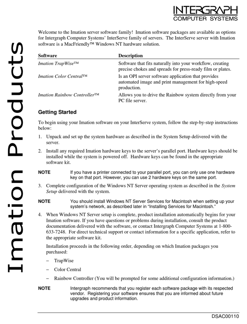 Intergraph Imation TrapWise User manual