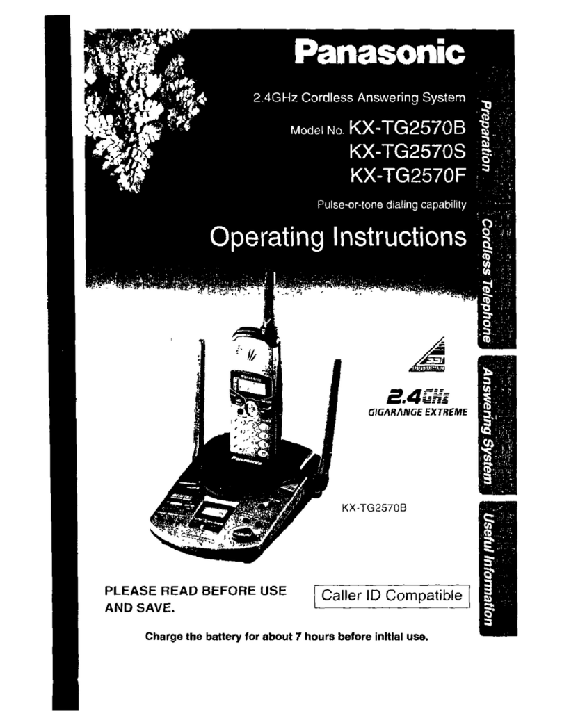 Panasonic KX-TG2570F User manual