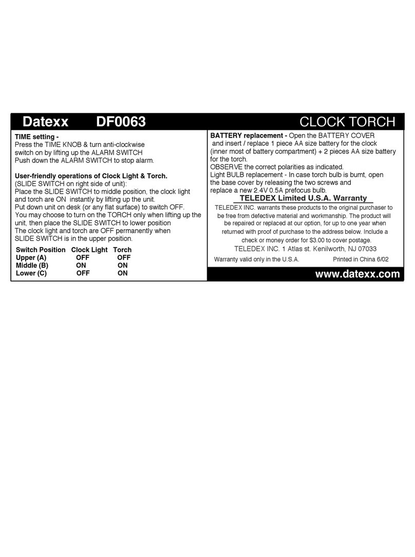 Datexx DF0063 quick guide