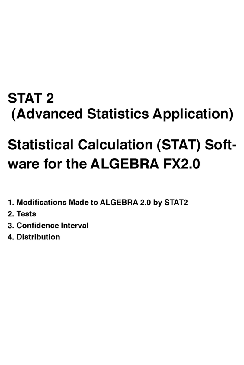Casio STAT 2 User manual