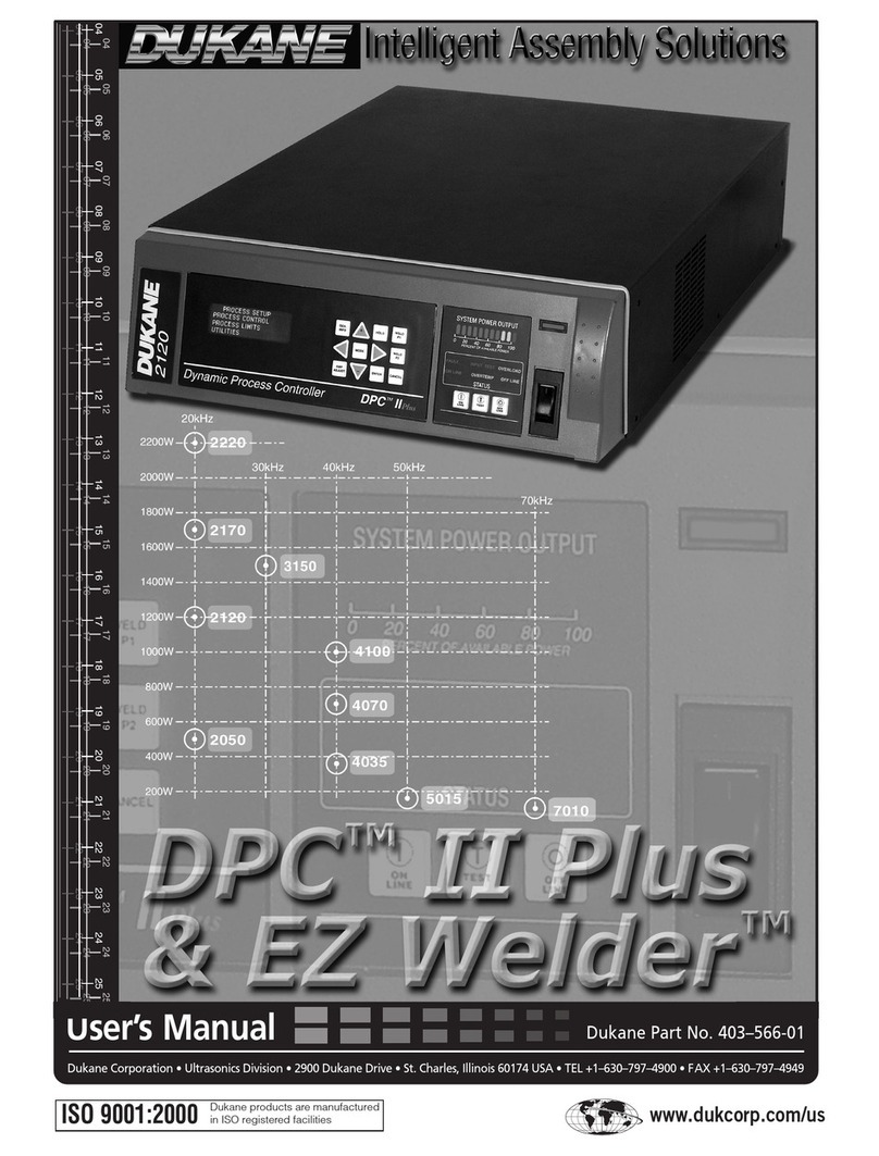 Dukane DPC II Plus User manual