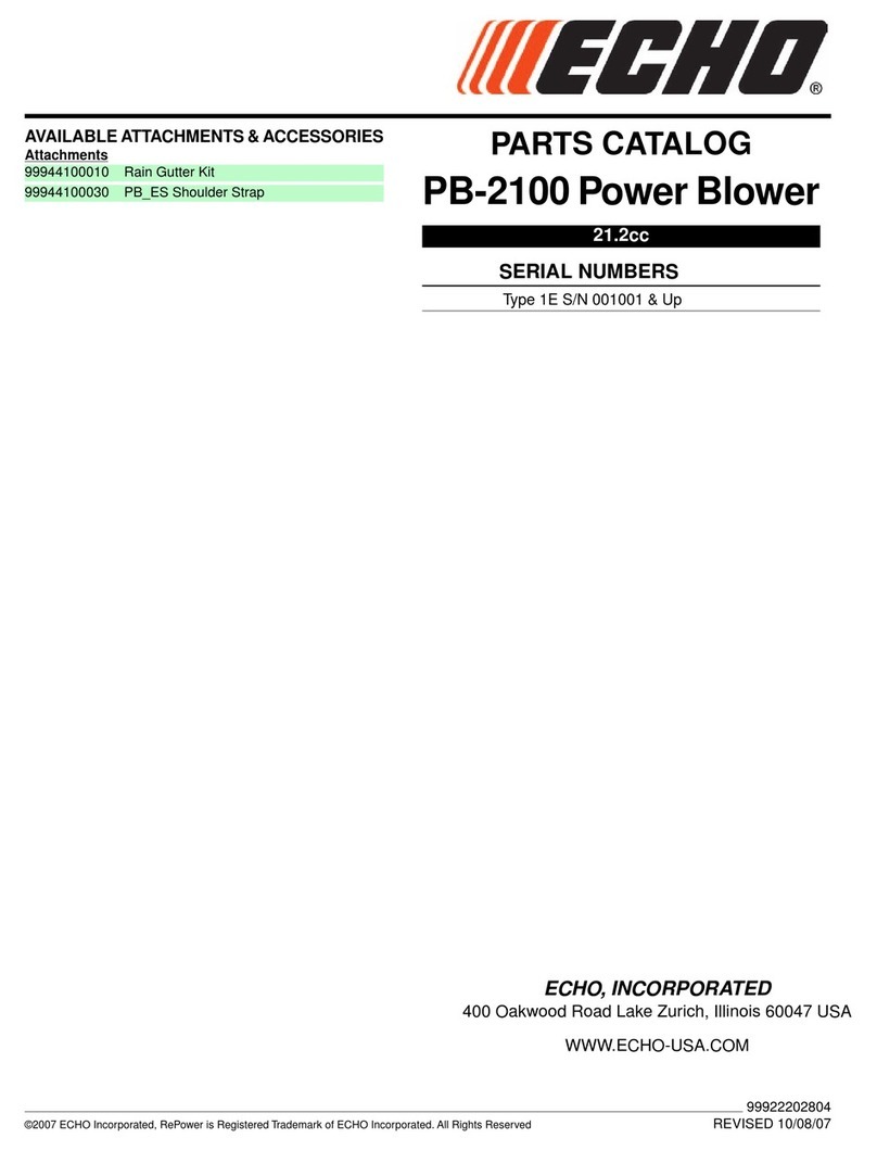 Echo PB-2100 Instruction Manual