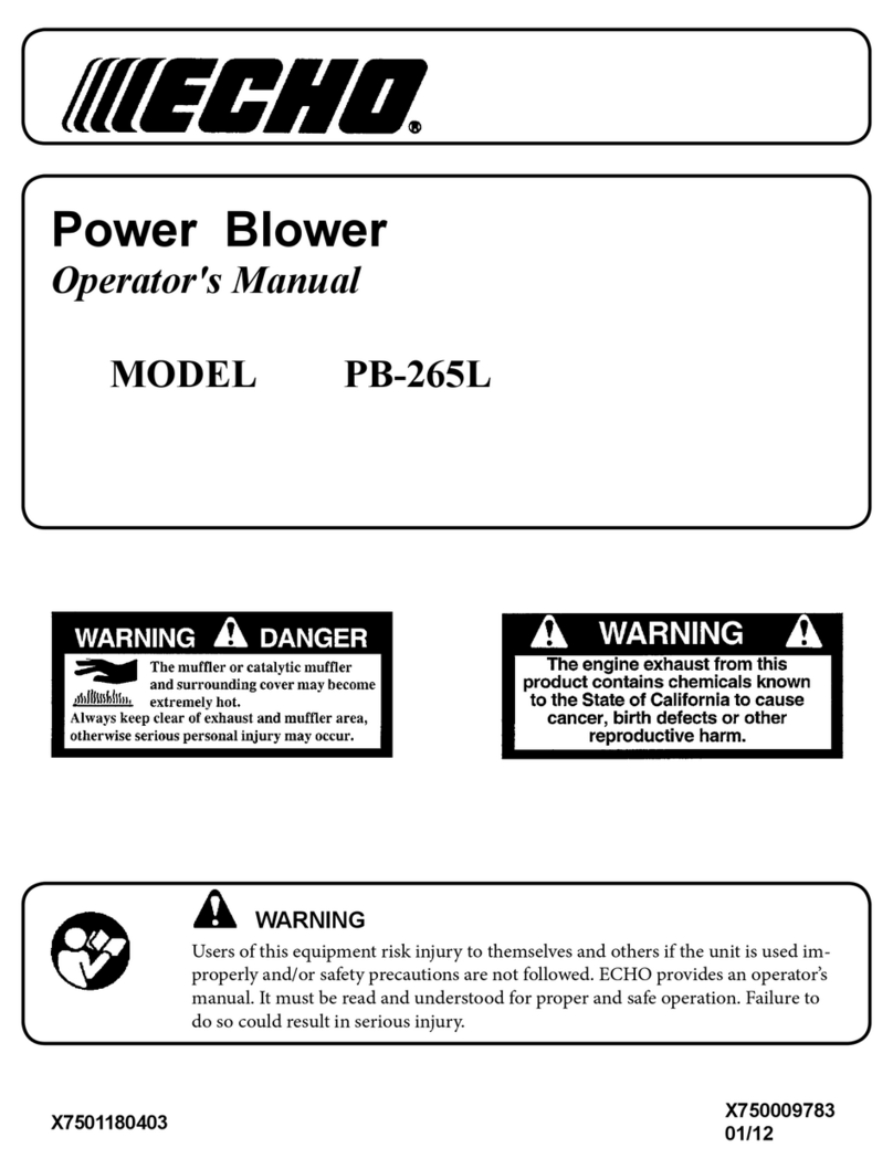 Echo PB-265L User manual