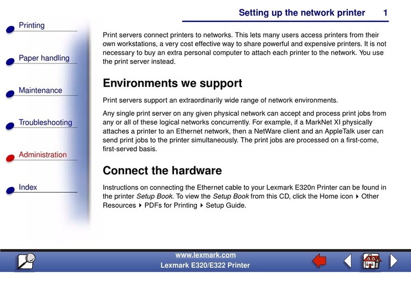 Lexmark E322 User guide