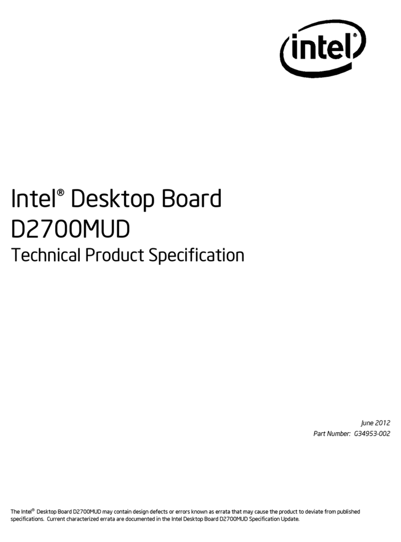 Intel Desktop Board D2700MUD User manual