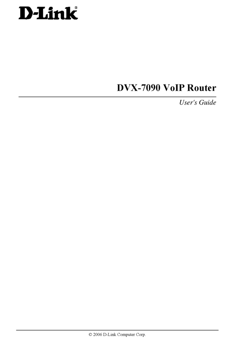 D-Link DVX-7090 User manual