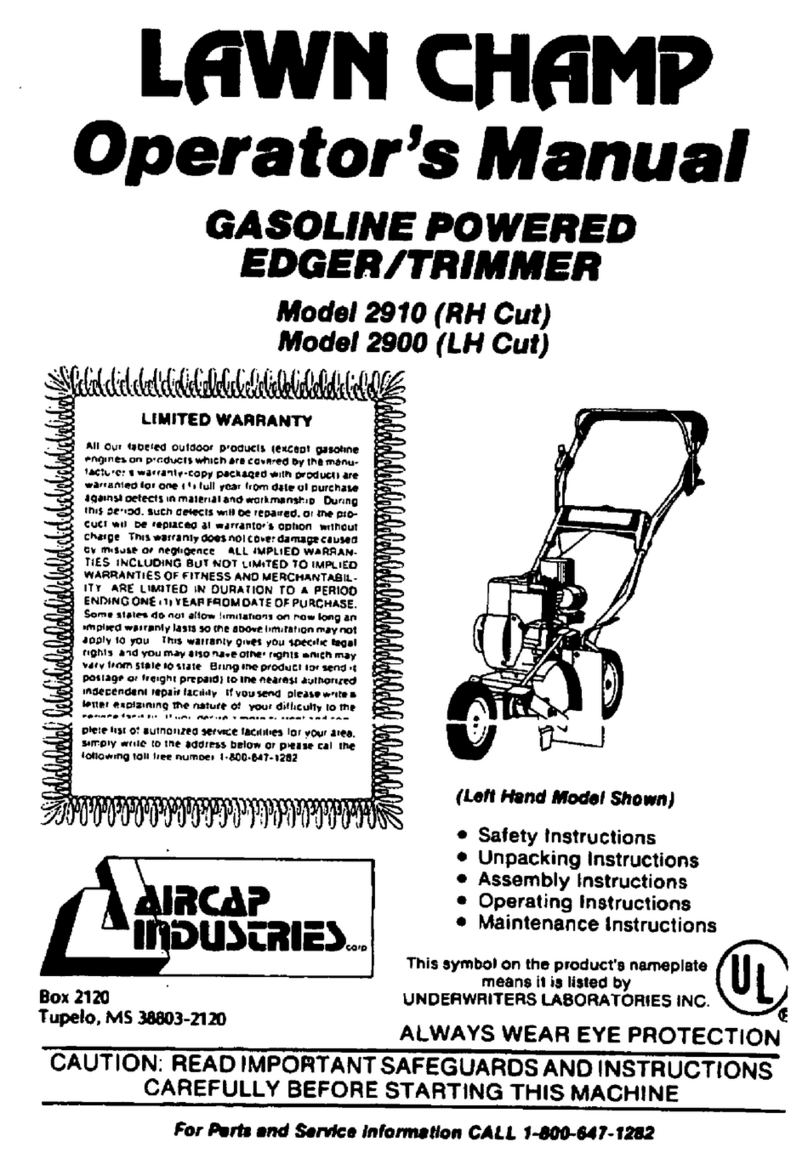 Aircap 2910 User manual
