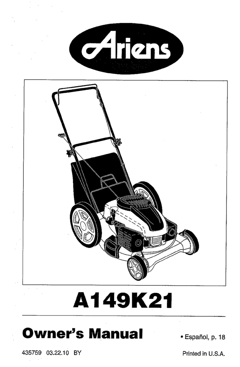 Ariens A149K21 (96136000) User manual Ariens A149K21 (96136000) User manual