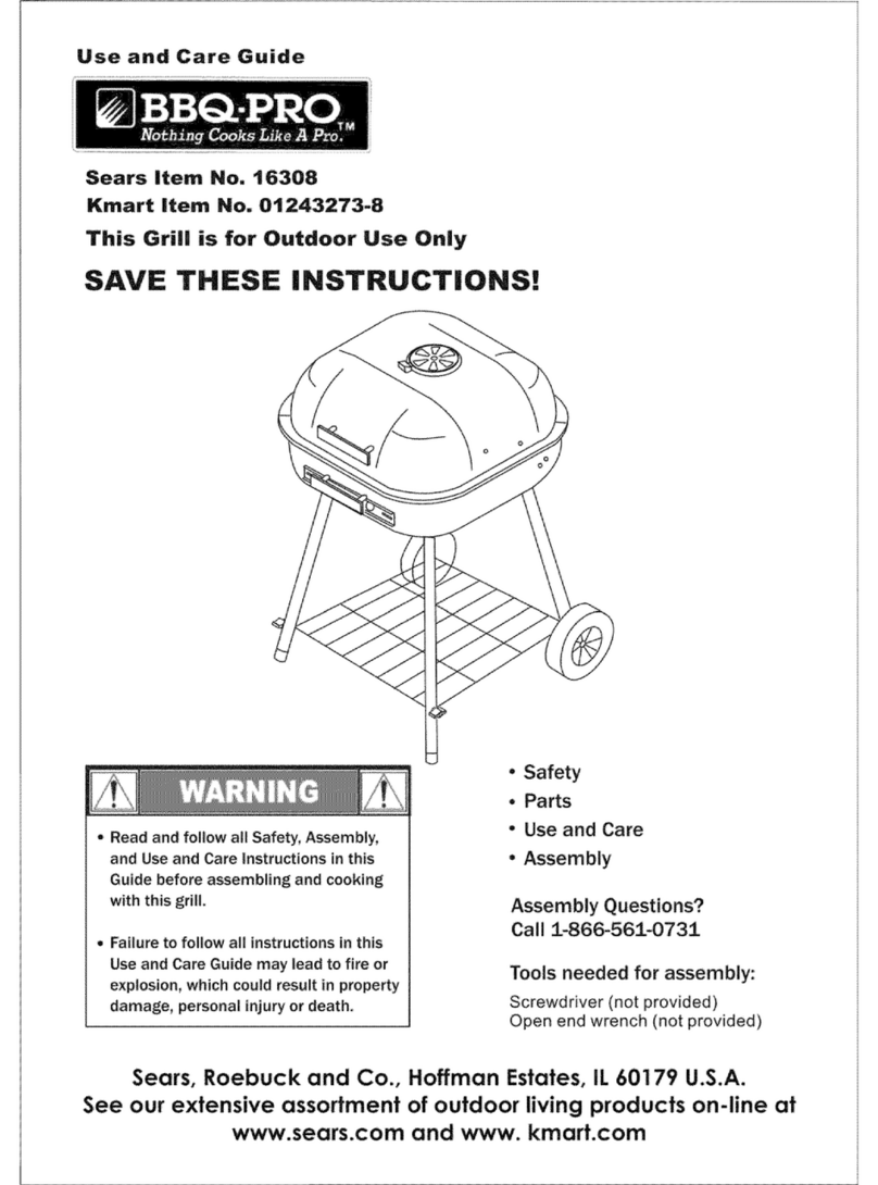 BBQ 16308 User manual