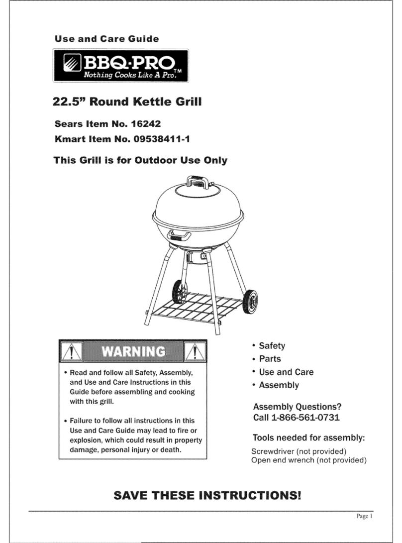 BBQ 16242 User manual
