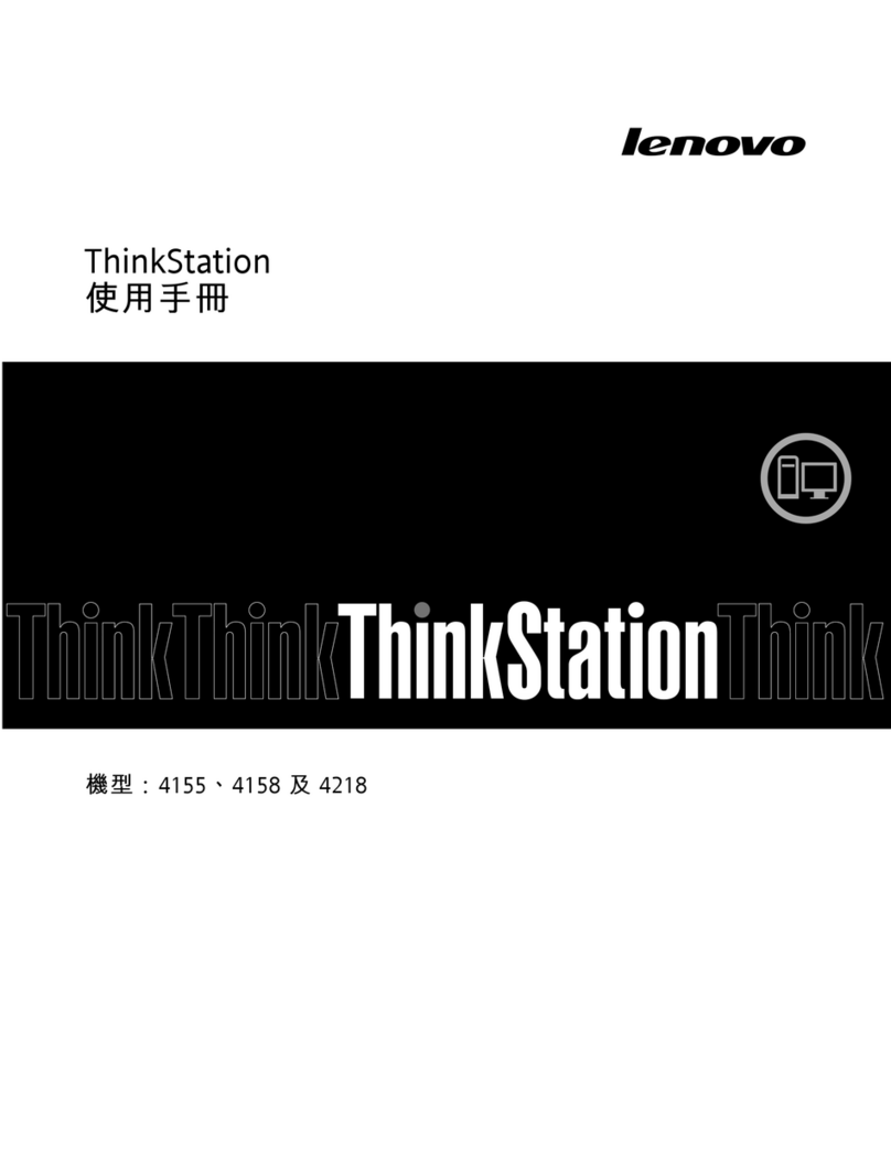 Lenovo ThinkStation D20 User manual