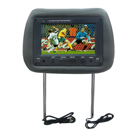 Eonon 7??16:9 Headrest with pillow LCD Monitor/TV Technical manual