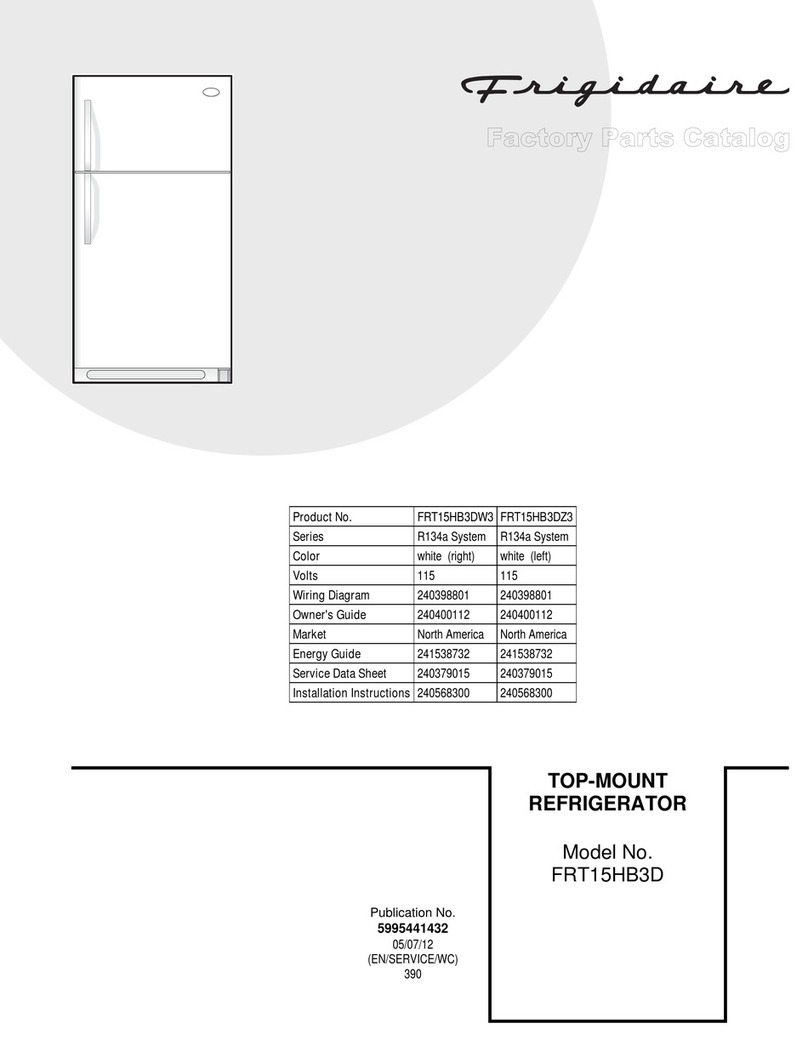 Frigidaire FRT15HB3D User manual