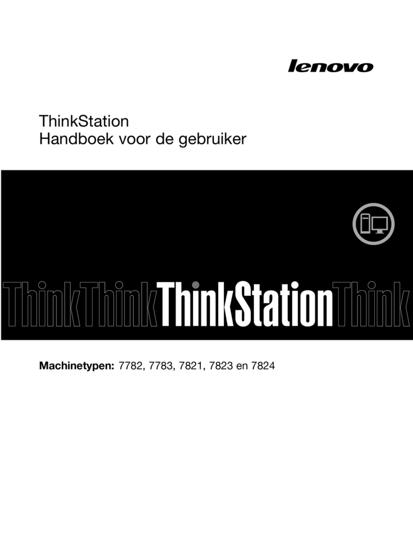 Lenovo ThinkStation E30 Instruction Manual