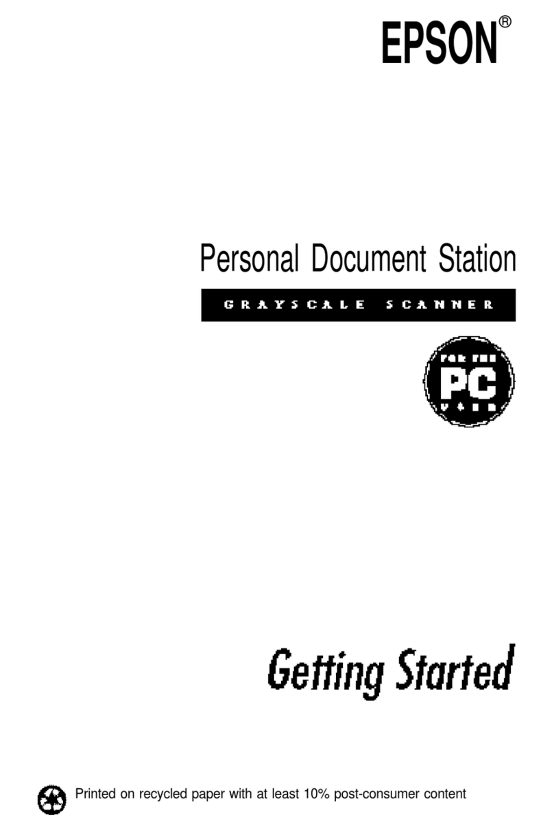 Epson Personal Document Station User manual