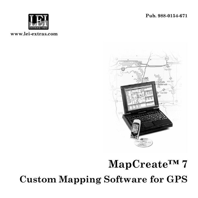 LEI Extras MAPCREATE 7 - ADDENDUM User manual