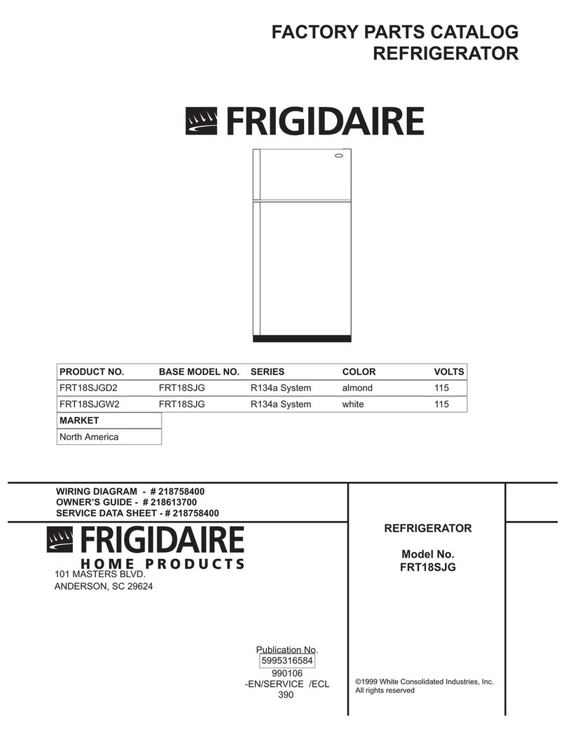 Frigidaire FRT18SJG User manual
