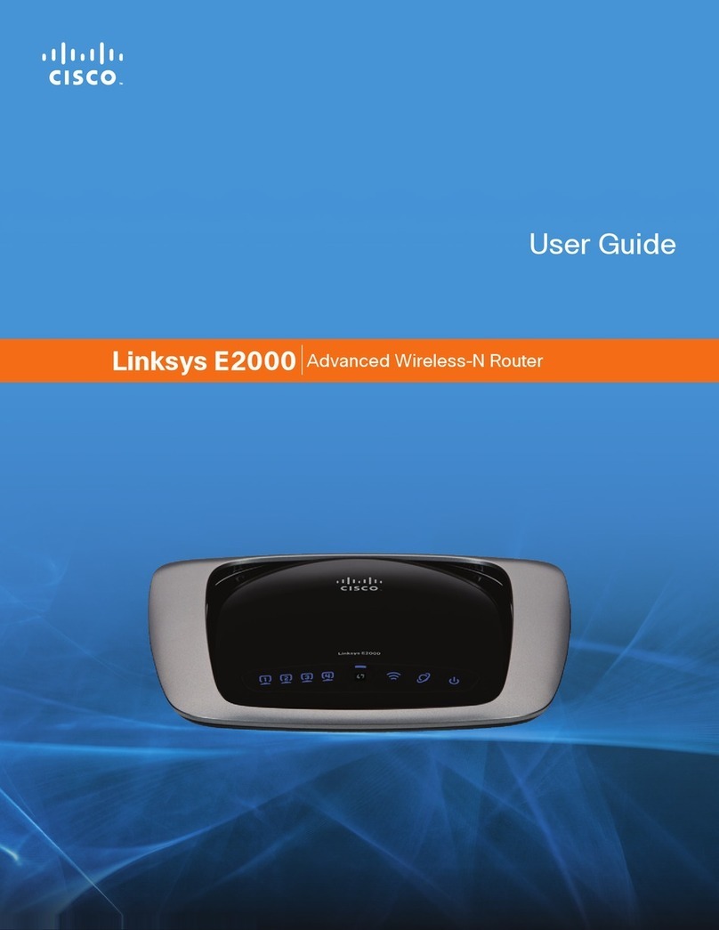 Linksys E2000 User manual