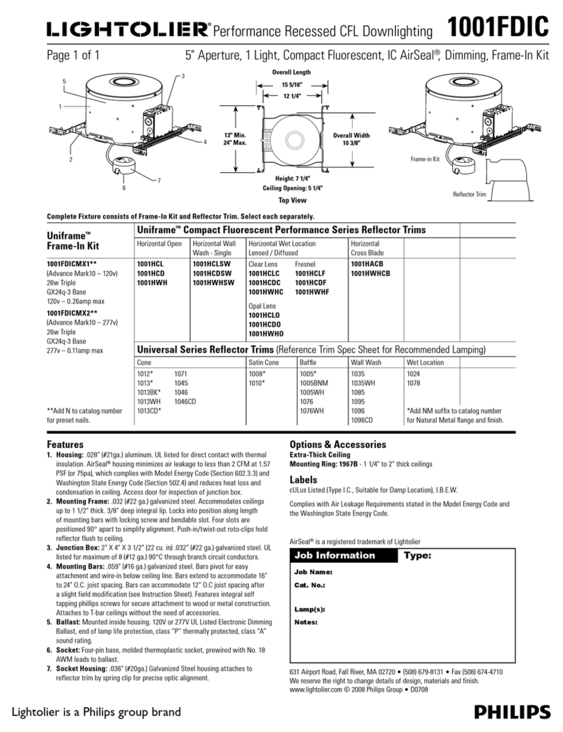 Philips 1001FDIC User manual