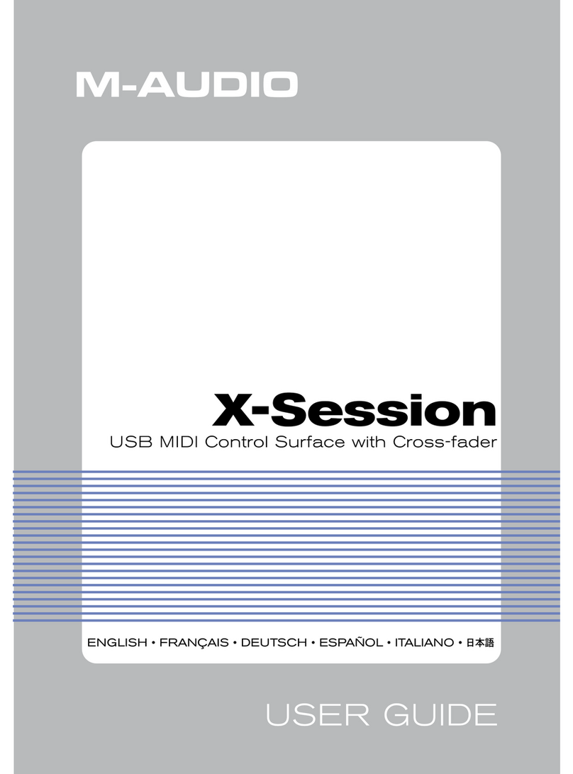 M-Audio X-Session User manual