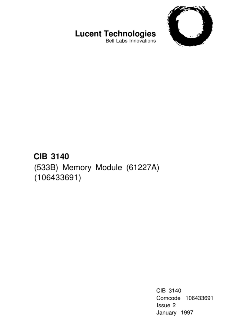 Lucent Technologies CIB40 User manual