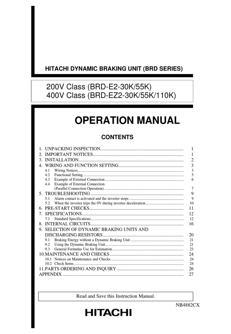 Hitachi BRD-E2-30K User manual