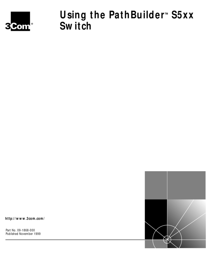 3Com 3C8S5007 - SuperStack II PathBuilder S500... User manual