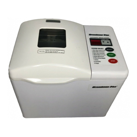 Breadman TR600 User manual