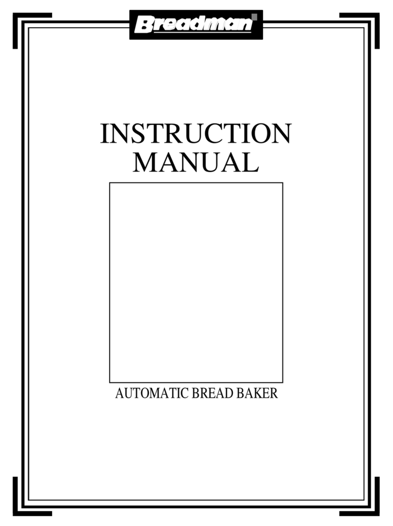 Breadman TR440 User manual